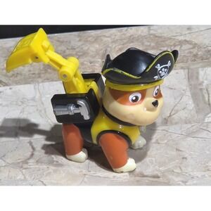 Paw Patrol Rubble Pirate Pups Action Figure Yellow Excavator Spin Master Toy